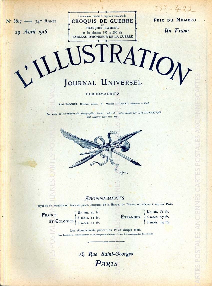 Cartes postales anciennes > CARTES POSTALES > carte postale ancienne > cartes-postales-ancienne.com L'illustration Septembre 1916