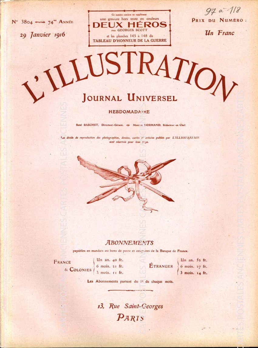 Cartes postales anciennes > CARTES POSTALES > carte postale ancienne > cartes-postales-ancienne.com L'illustration Septembre 1916