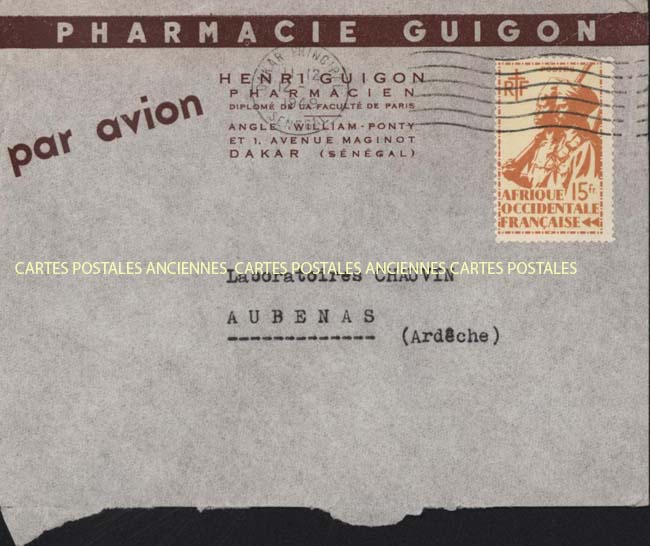 Cartes postales anciennes > CARTES POSTALES > carte postale ancienne > cartes-postales-ancienne.com Monde pays   Senegal