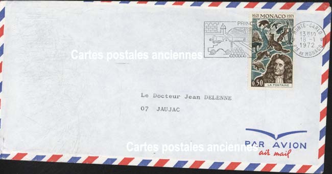 Cartes postales anciennes > CARTES POSTALES > carte postale ancienne > cartes-postales-ancienne.com Monde pays   Monaco Annee 1972