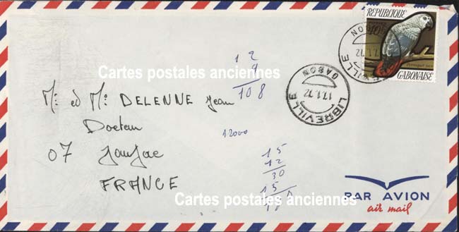 Cartes postales anciennes > CARTES POSTALES > carte postale ancienne > cartes-postales-ancienne.com Monde pays   Republique gabonaise