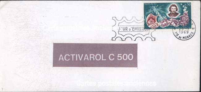 Cartes postales anciennes > CARTES POSTALES > carte postale ancienne > cartes-postales-ancienne.com Monde pays   Monaco Annee 1969