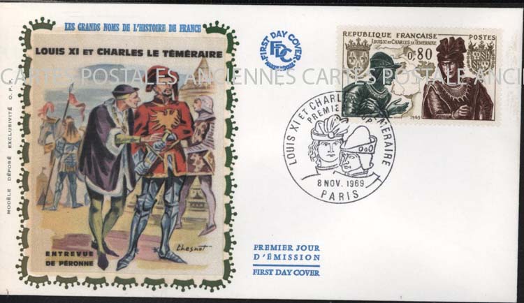 Cartes postales anciennes > CARTES POSTALES > carte postale ancienne > cartes-postales-ancienne.com France Premier jour