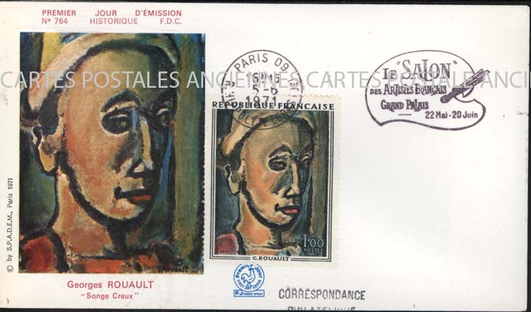 Cartes postales anciennes > CARTES POSTALES > carte postale ancienne > cartes-postales-ancienne.com France Premier jour