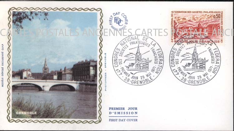 Cartes postales anciennes > CARTES POSTALES > carte postale ancienne > cartes-postales-ancienne.com France Premier jour
