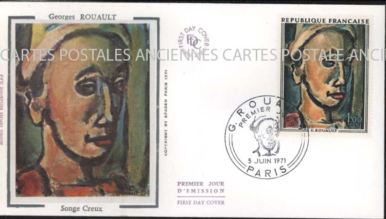 Cartes postales anciennes > CARTES POSTALES > carte postale ancienne > cartes-postales-ancienne.com France Premier jour