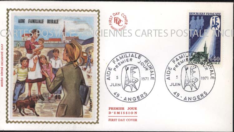 Cartes postales anciennes > CARTES POSTALES > carte postale ancienne > cartes-postales-ancienne.com France Premier jour