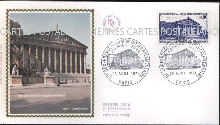 Cartes postales anciennes > CARTES POSTALES > carte postale ancienne > cartes-postales-ancienne.com France Premier jour