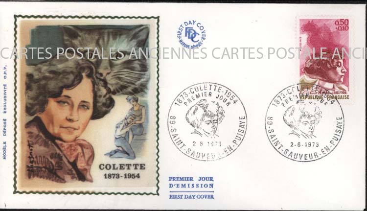 Cartes postales anciennes > CARTES POSTALES > carte postale ancienne > cartes-postales-ancienne.com France Premier jour