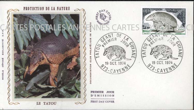 Cartes postales anciennes > CARTES POSTALES > carte postale ancienne > cartes-postales-ancienne.com France Guyane Guyanne marque postale