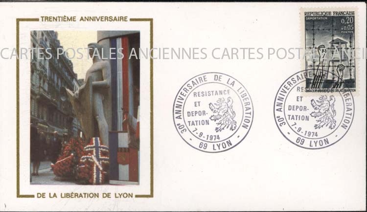 Cartes postales anciennes > CARTES POSTALES > carte postale ancienne > cartes-postales-ancienne.com France Premier jour
