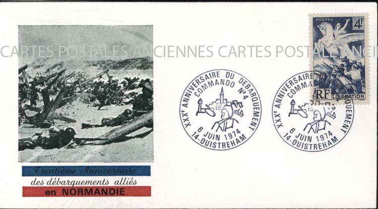 Cartes postales anciennes > CARTES POSTALES > carte postale ancienne > cartes-postales-ancienne.com France Marque postale militaire