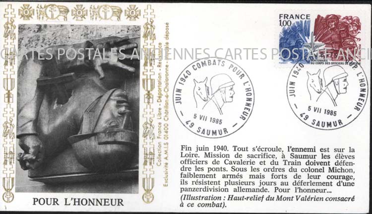 Cartes postales anciennes > CARTES POSTALES > carte postale ancienne > cartes-postales-ancienne.com France Marque postale militaire