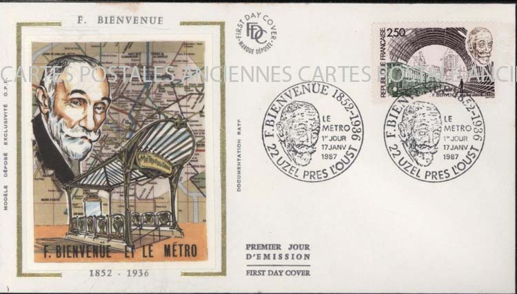 Cartes postales anciennes > CARTES POSTALES > carte postale ancienne > cartes-postales-ancienne.com France Premier jour