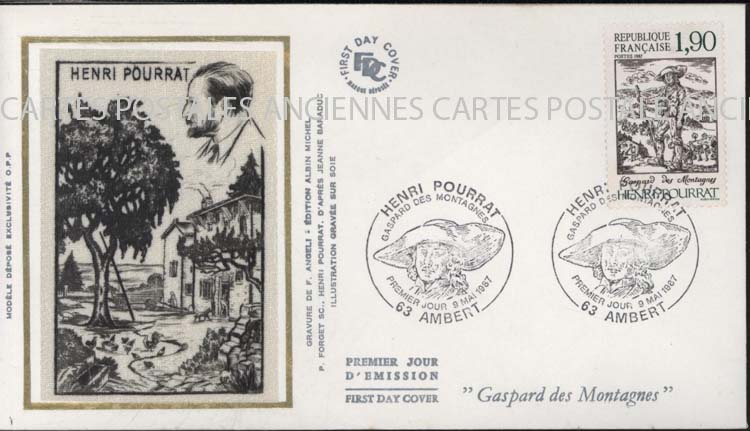 Cartes postales anciennes > CARTES POSTALES > carte postale ancienne > cartes-postales-ancienne.com France Premier jour