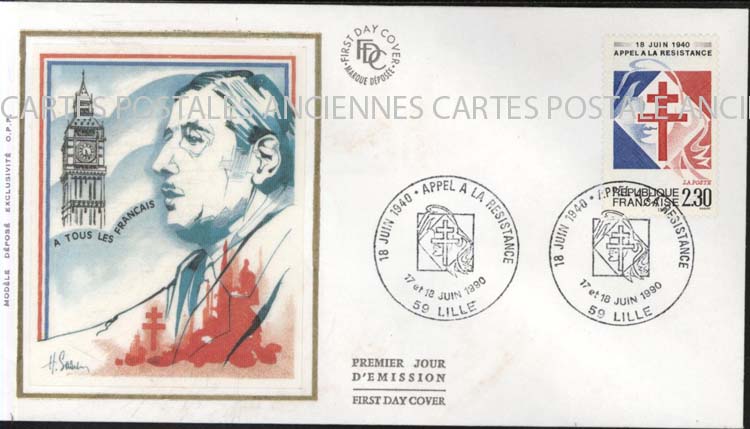Cartes postales anciennes > CARTES POSTALES > carte postale ancienne > cartes-postales-ancienne.com Premier jour