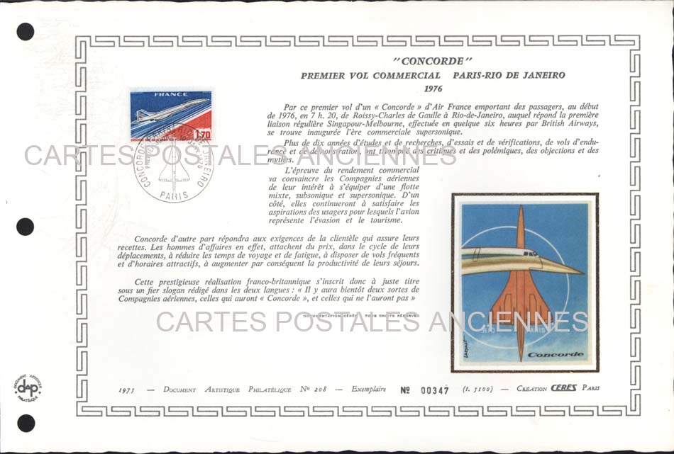 Cartes postales anciennes > CARTES POSTALES > carte postale ancienne > cartes-postales-ancienne.com France Marque postale aviation